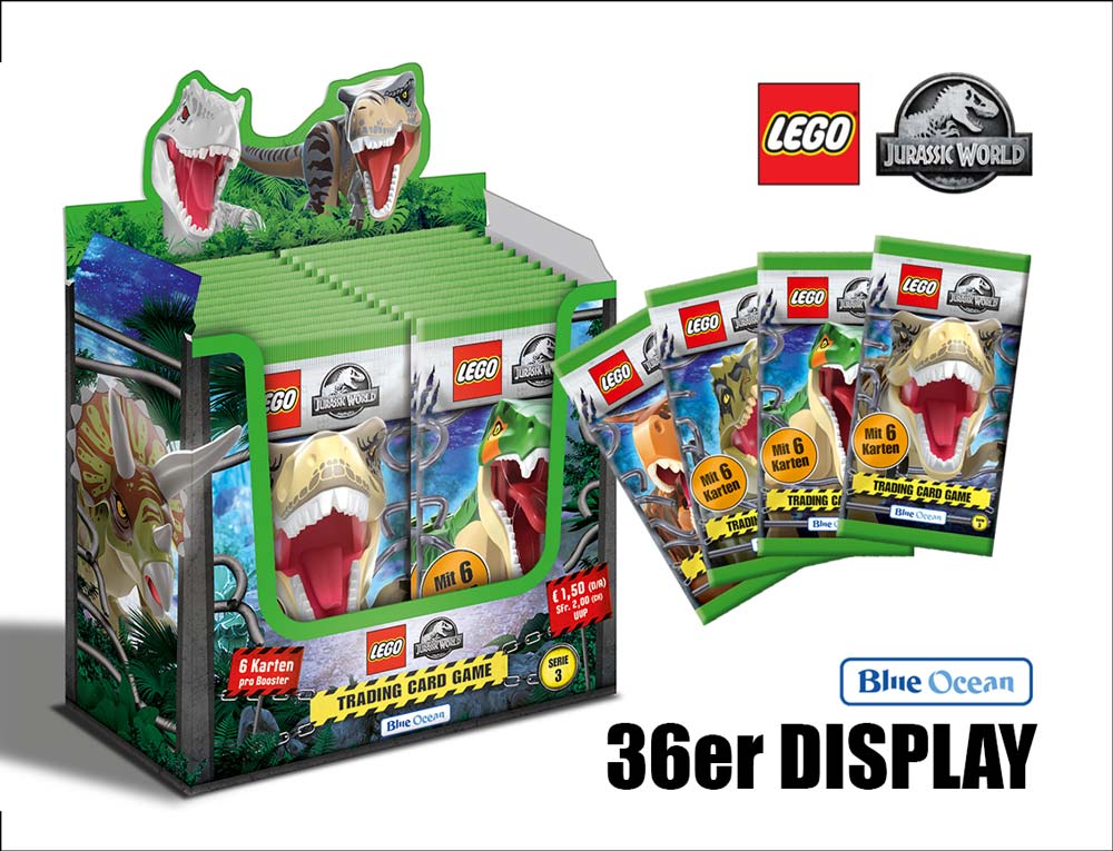 LEGO Jurassic World TC Serie 3 – 36er DISPLAY