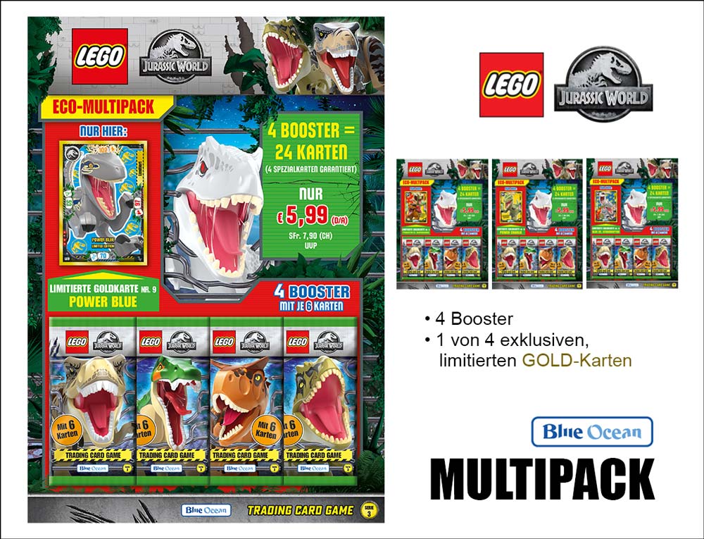 LEGO Jurassic World TC Serie 3 – MULTIPACK