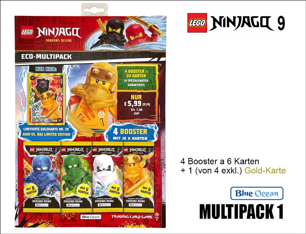 LEGO NINJAGO TC Serie 9 – MULTIPACK Nr. 1