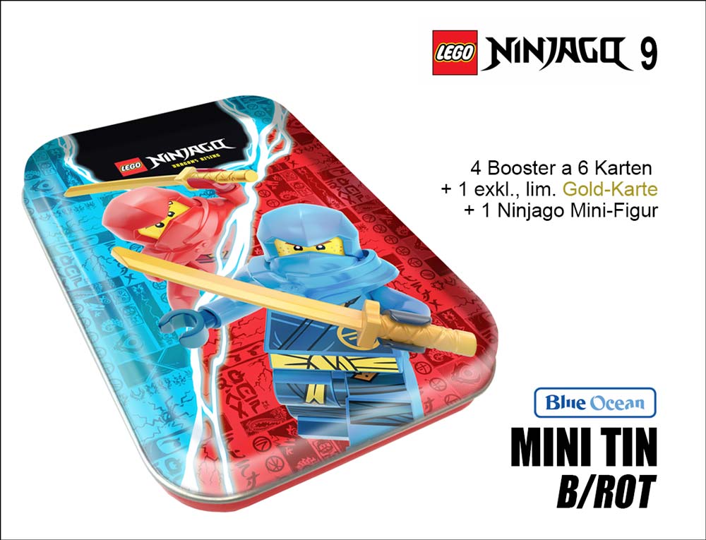 LEGO NINJAGO TC Serie 9 – MINI TIN B, rot