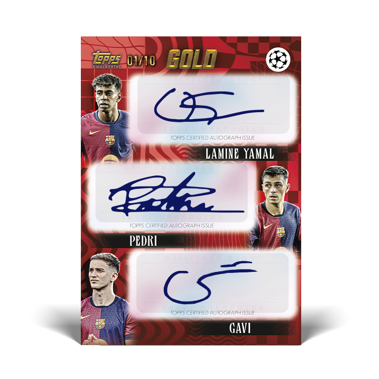 2024/25 Topps UEFA Club Competitions GOLD Soccer (Fußball) Hobby Box