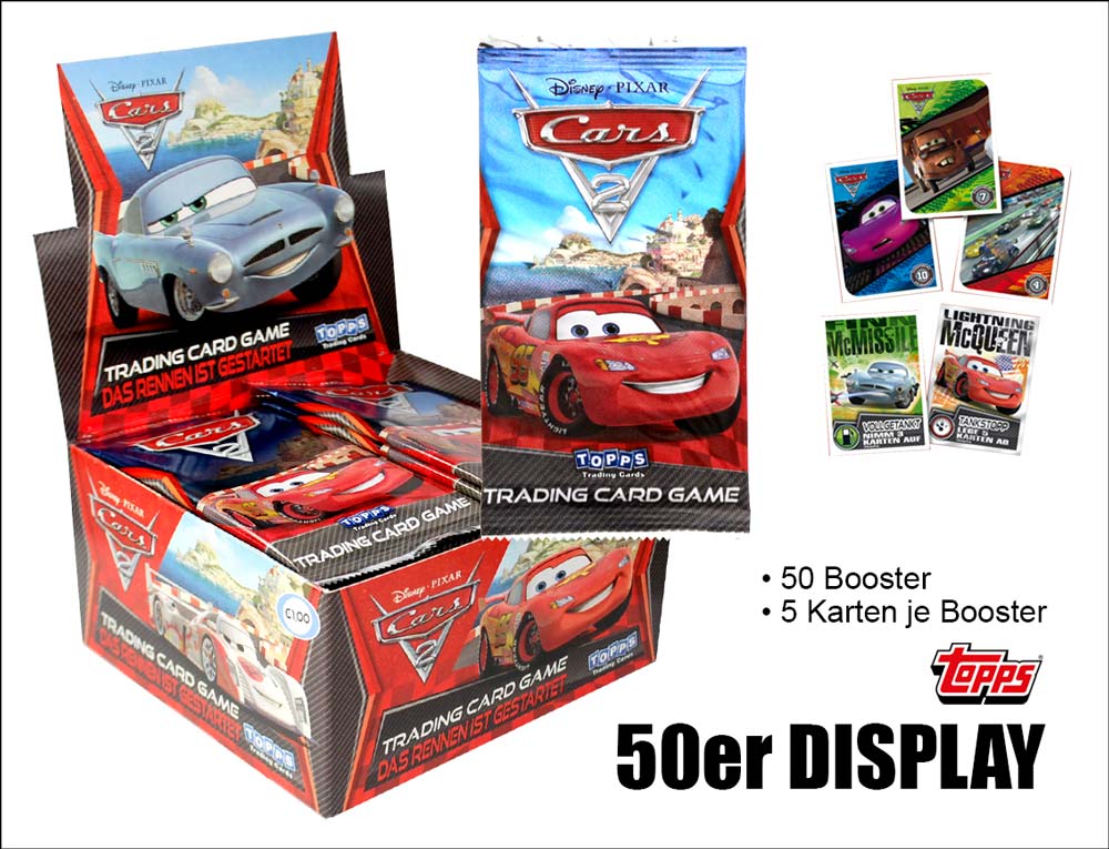 Pixar Cars 2 TC – 50er DISPLAY