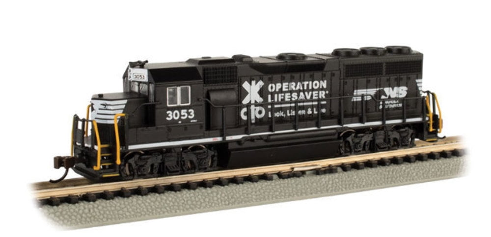 Bachmann 63565 N Scale NORFOLK SOUTHERN OPERATION LIFESAVER #3053 - GP40
