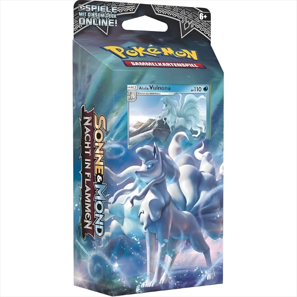 Pokemon <br> Nacht in Flammen <br> Themendeck <br> Alola-Vulnona