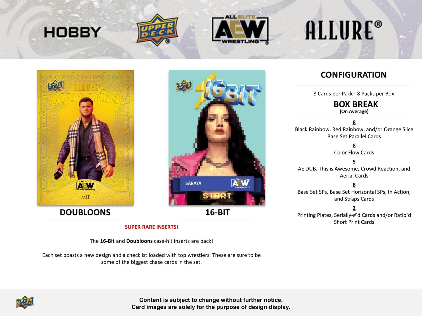 2024 Upper Deck AEW Allure Wrestling Hobby Box