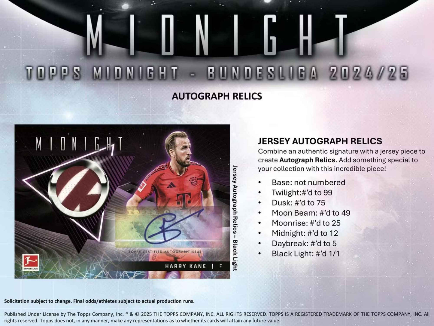 2024/25 Topps Midnight Bundesliga Soccer (Fussball) Hobby Box