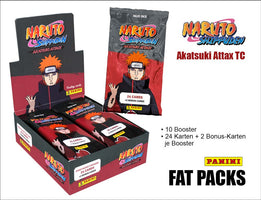 Naruto Shippuden Akatsuki Attax TC – FAT PACK 10er DISPLAY