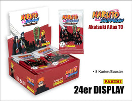 Naruto Shippuden Akatsuki Attax TC – 24er DISPLAY