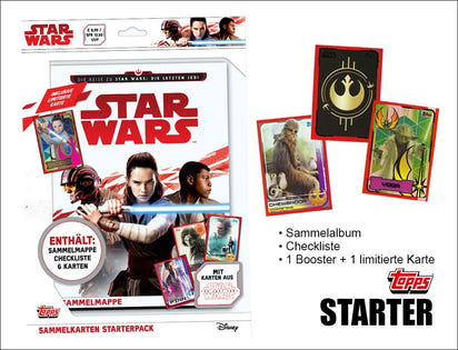 Topps Star Wars – Die Reise zu Star Wars: Die letzten Jedi – STARTERSET