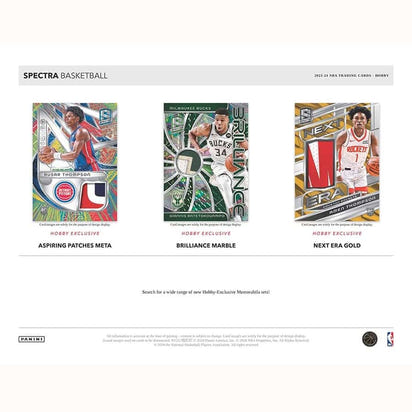 2023/24 Panini Spectra Basketball NBA Hobby Box