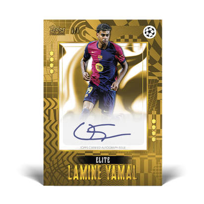 2024/25 Topps UEFA Club Competitions GOLD Soccer (Fußball) Hobby Box