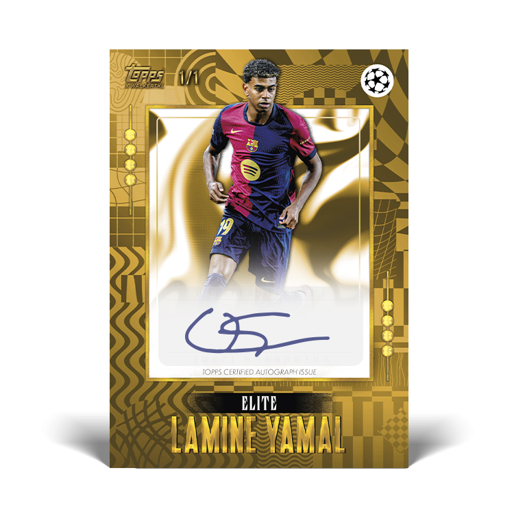 2024/25 Topps UEFA Club Competitions GOLD Soccer (Fußball) Hobby Box