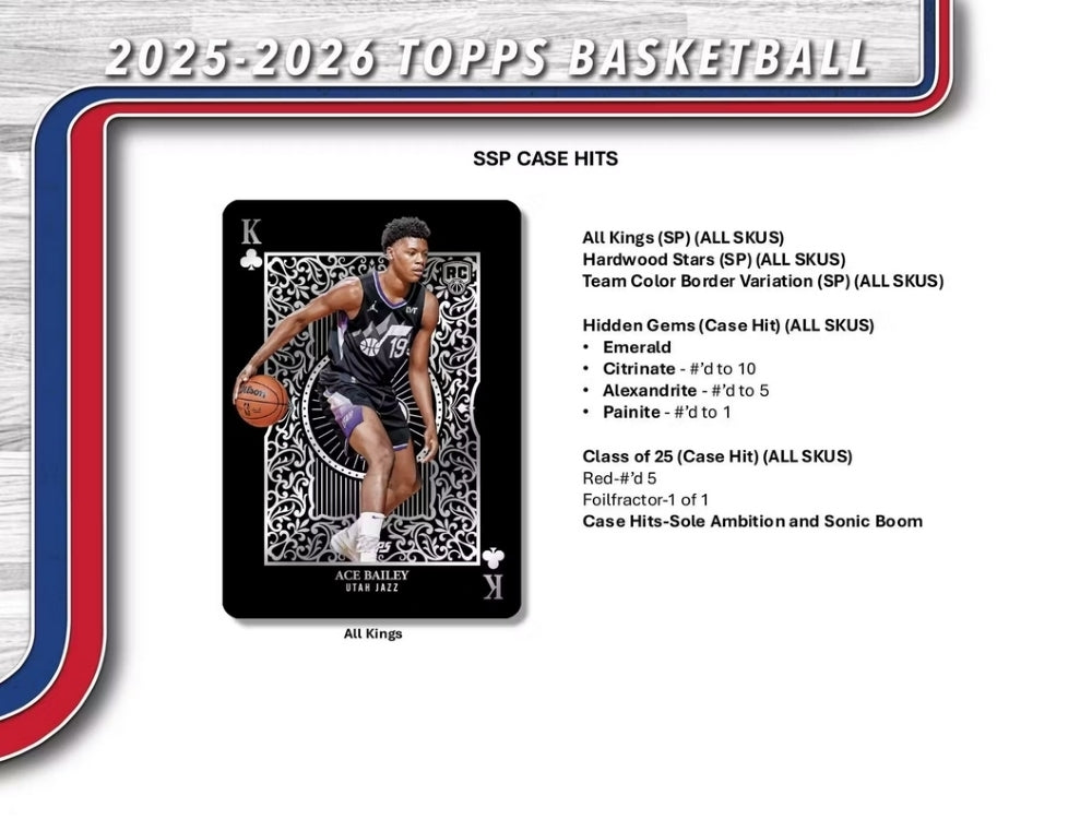 2025/26 Topps NBA Basketball Mega Box