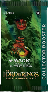 Magic the Gathering Lord of the Rings Tales of Middle Earth Omega Collectors Booster with 15 Trading Cards per pack