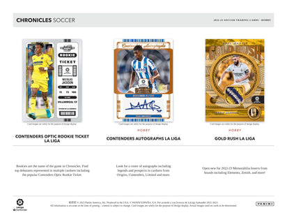 2022/23 Panini Chronicles Soccer (Fußball) Hobby Box