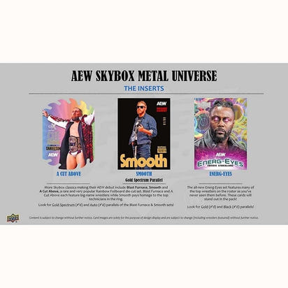 2025 Upper Deck AEW Skybox Metal Universe All Elite Wrestling Hobby Pack