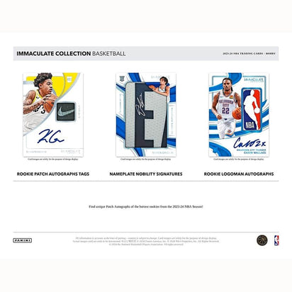 2023/24 Panini Immaculate Basketball NBA Hobby Box