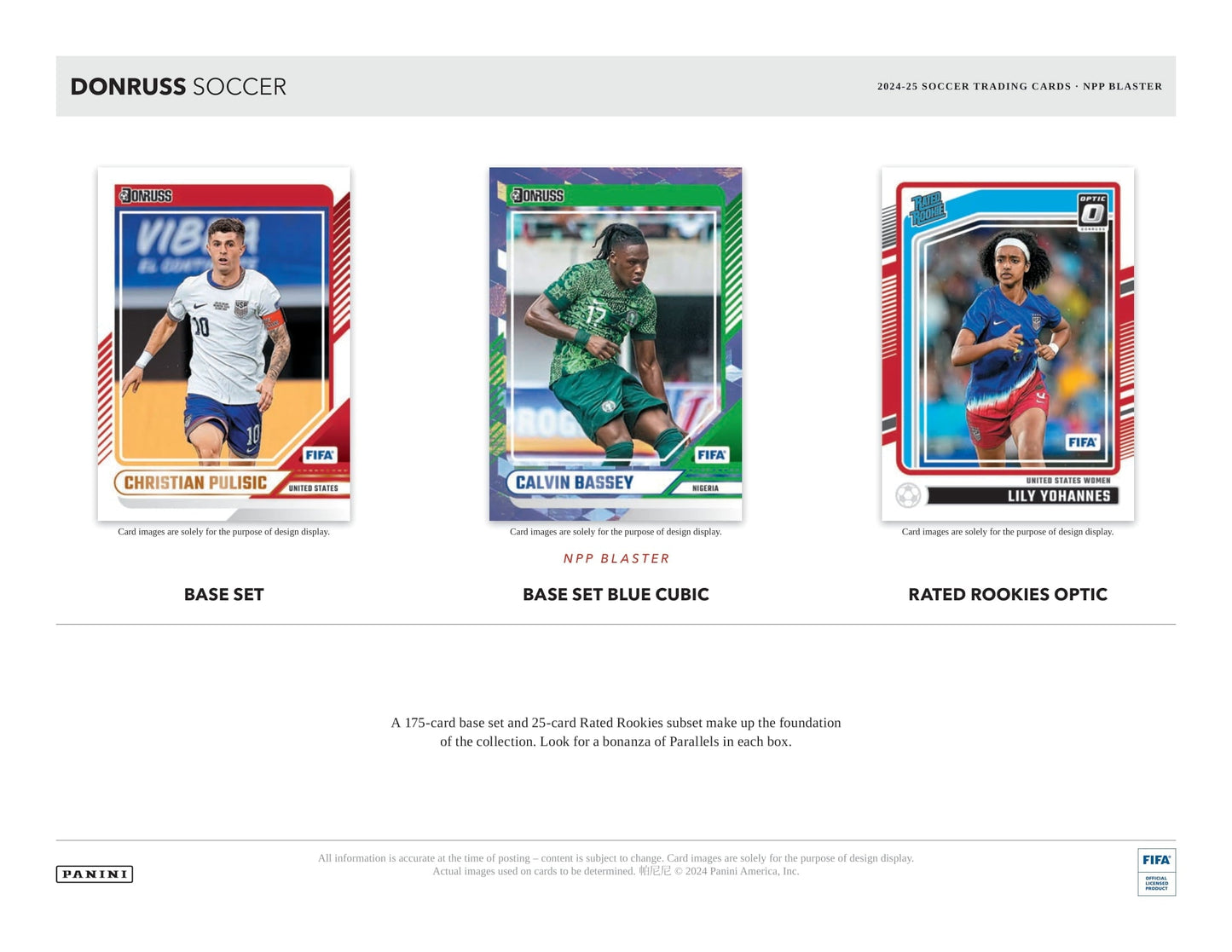 2024/25 Panini Donruss Soccer (Fußball) Blaster Box