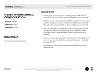 2023/24 Panini Mosaic Basketball NBA International Hobby Box