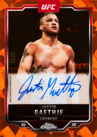 2025 Topps Chrome UFC Sapphire Edition Box