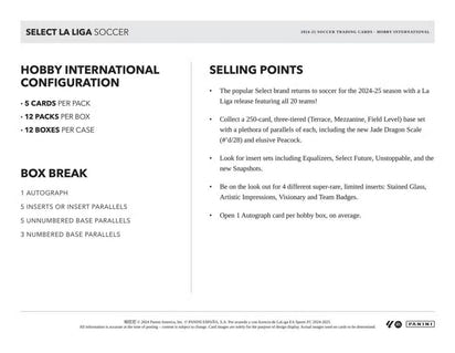 2024/25 Panini Select La Liga Soccer (Fußball) International Hobby Box