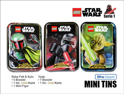LEGO Star Wars TC Serie 1 – Mini Tin 3-fach sortiert – 12er UMKARTON •Top Media Exklusiv!