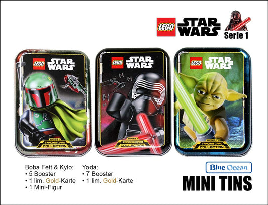 LEGO Star Wars TC Serie 1 – Mini Tin 3-fach sortiert – 12er UMKARTON •Top Media Exklusiv!