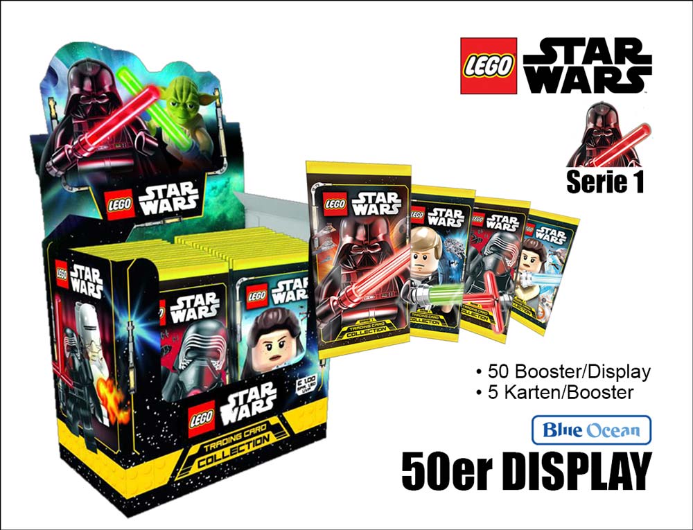 LEGO Star Wars TC Serie 1 – 50er DISPLAY