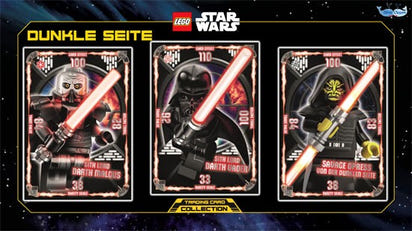 LEGO Star Wars TC Serie 1 – EXTRA Pack mit 2 Booster, limitierter Gold Karte und 60 Schutzhüllen