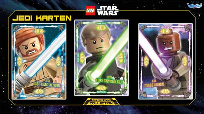 LEGO Star Wars TC Serie 1 – EXTRA Pack mit 2 Booster, limitierter Gold Karte und 60 Schutzhüllen