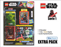LEGO Star Wars TC Serie 1 – EXTRA Pack mit 2 Booster, limitierter Gold Karte und 60 Schutzhüllen