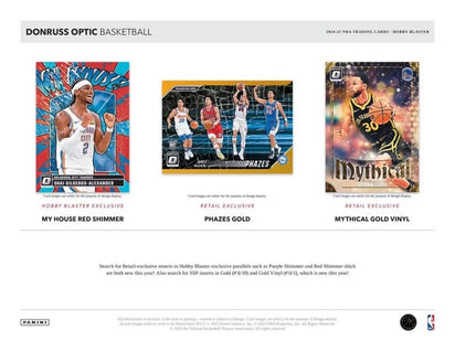 2024/25 Panini Donruss Optic Basketball NBA Retail Box