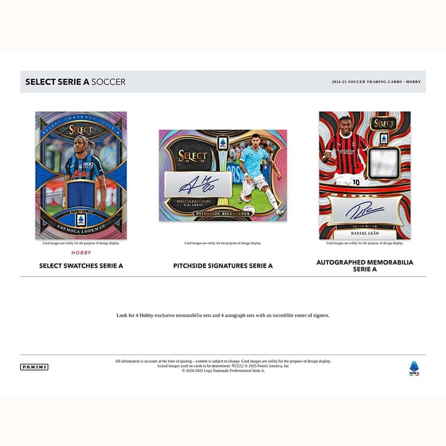 2024/25 Panini Select Serie A Soccer (Fußball) Hobby Box