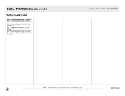 2022/23 Panini Select Premier League Soccer (Fußball) Mega Box