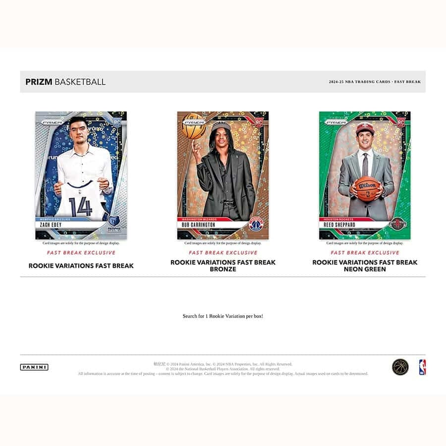 2024/25 Panini Prizm Basketball Fast Break NBA Box