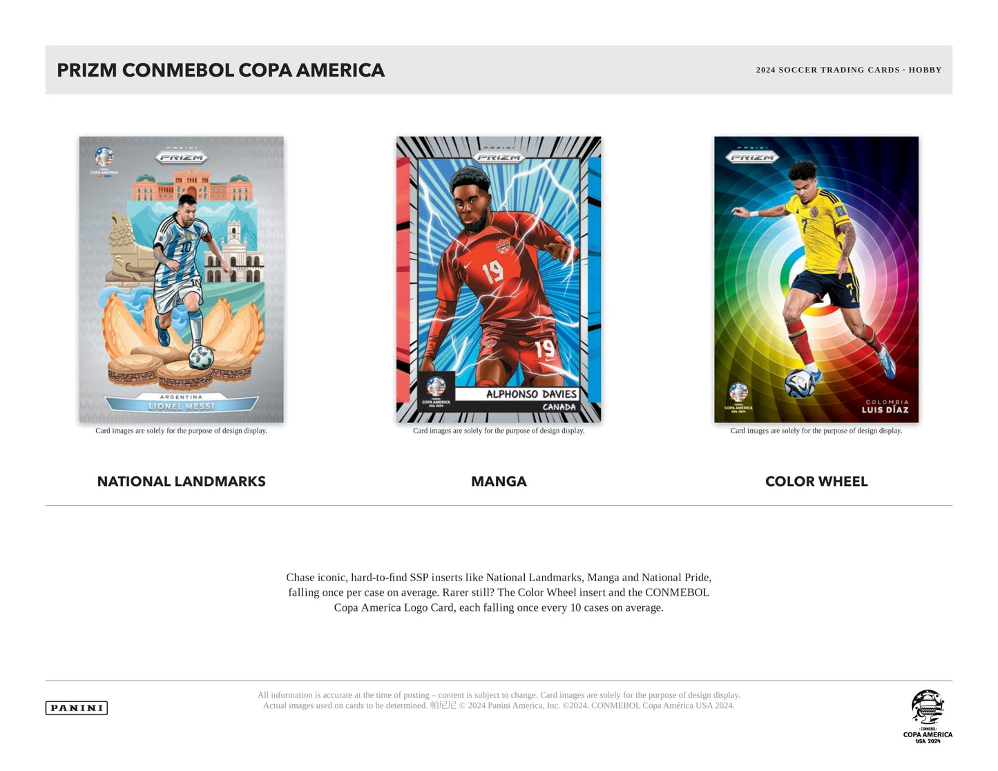 2023/24 Panini Prizm Copa America Soccer (Fußball) Hobby Pack