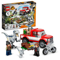 LEGO Jurassic World Blue and Beta Velociraptor Capture 76946 with Truck and 2 Dinosaur Toys for Kids, 2022 Dominion Movie Inspired Set