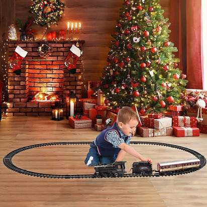 JUGAAD LIFE Train Set for Kids with Remote Control Electric RC Train Toys for Boys Girls Birthday Gifts for Kids 3 4 5 6 7 Years Old