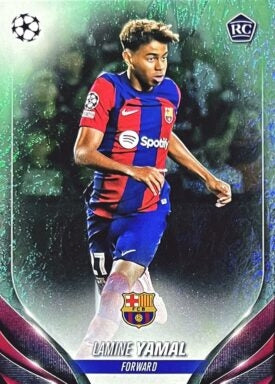 2023/24 Topps UEFA Club Competitions Jade Edition Soccer (Fussball) Hobby Box