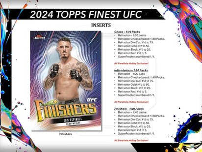 2024 Topps Finest UFC Hobby Box