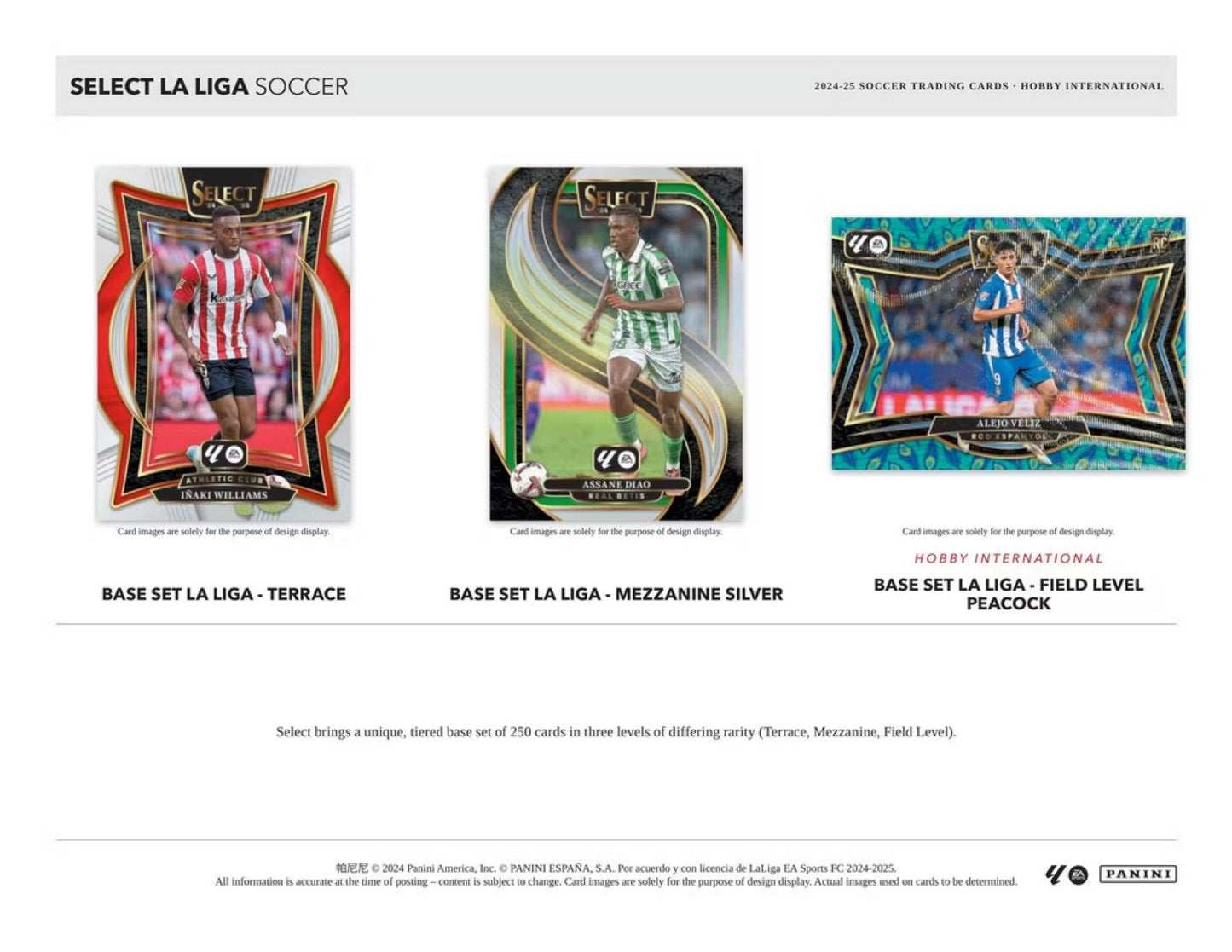 2024/25 Panini Select La Liga Soccer (Fußball) International Hobby Box