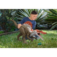 Jurassic World Super Colossal Spinosaurus Pack, 36 Inch Long Dinosaur Toy & 2 Mini Figures