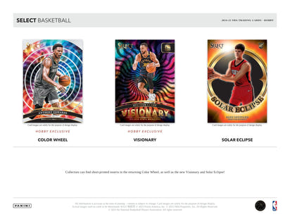 2024/25 Panini Select Basketball NBA Hobby Box