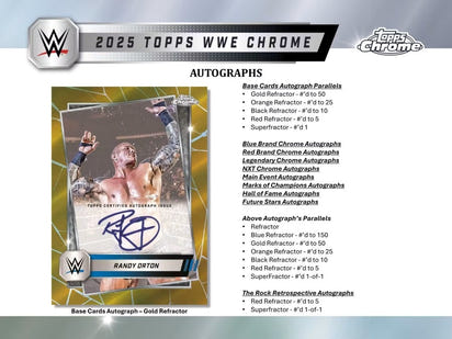 2025 Topps Chrome WWE Wrestling Blaster Box
