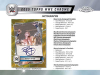 2025 Topps Chrome WWE Wrestling Blaster Box