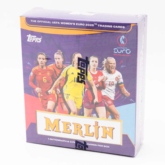 2025 topps Merlin UEFA Women's Euros Hobby Box