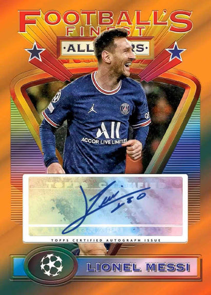 2021/22 Topps UEFA Champions League Finest Flashbacks Soccer (Fussball) Hobby Box