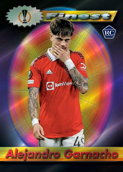 2022/23 Topps Finest Flashbacks UEFA Club Competitions Soccer (Fussball) Hobby Box