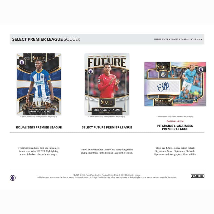 2022/23 Panini Select Premier League Soccer (Fußball) Asia Tmall Box