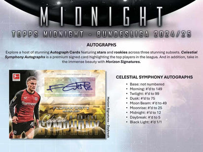 2024/25 Topps Midnight Bundesliga Soccer (Fussball) Hobby Box
